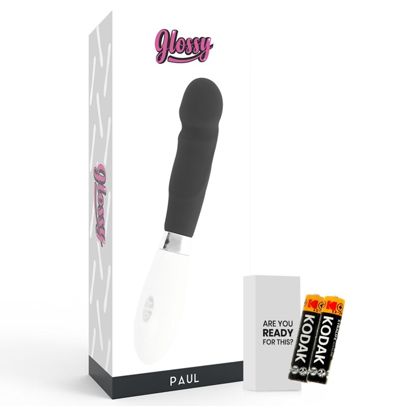 Glossy - vibrateur paul noir