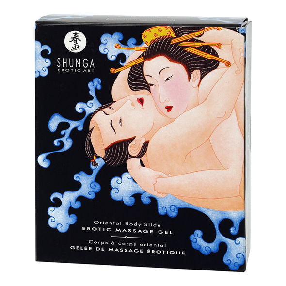 Shunga Gelée et drap de massage érotique Fruits Exotiques