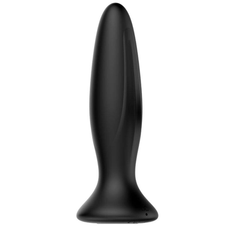 Mr play - plug anal vibrateur noir rechargeable
