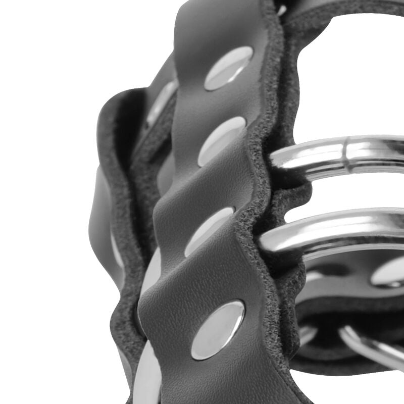 Darkness – Cage de chasteté cuir avec cadenas