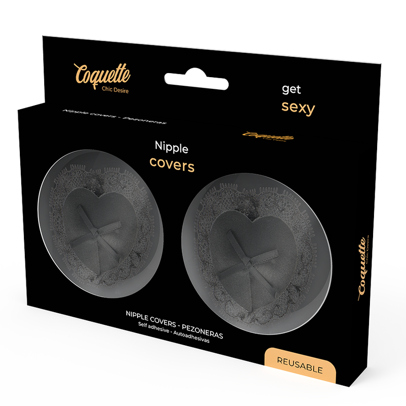 Coquette chic desire - cache-malins en dentelle noire