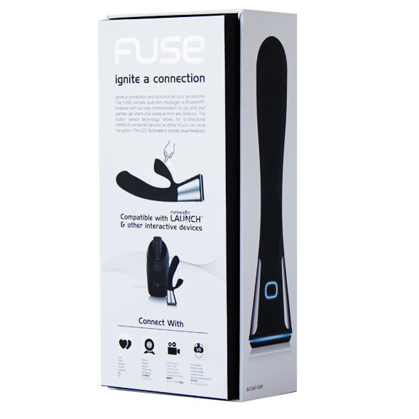 Kiiroo - Vibromasseur Rabbit Connecté OhMiBod Fuse - Noir