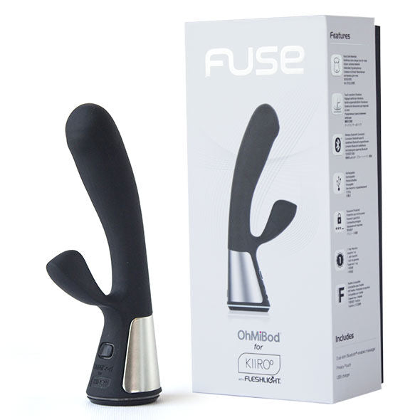 Kiiroo - Vibromasseur Rabbit Connecté OhMiBod Fuse - Noir