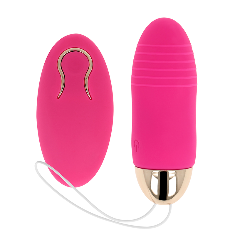 Ohmama - uf vibrant télécommande 10 vitesses rose