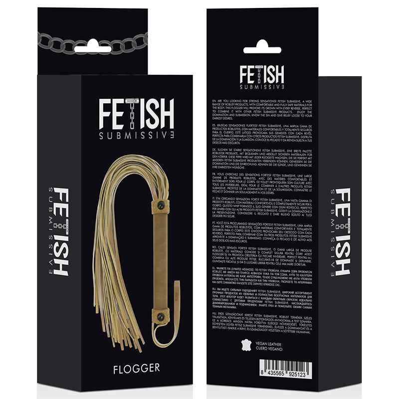 Fetish submissive origin - fouet en cuir vegan