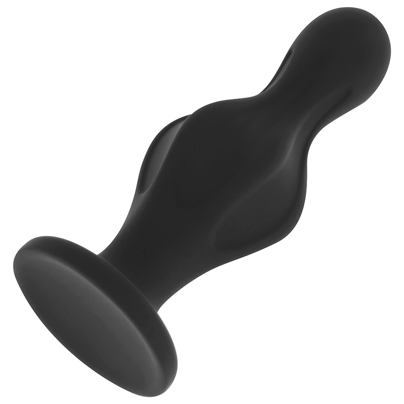 Ohmama - Plug Anal Large en Silicone Noir - 12 cm
