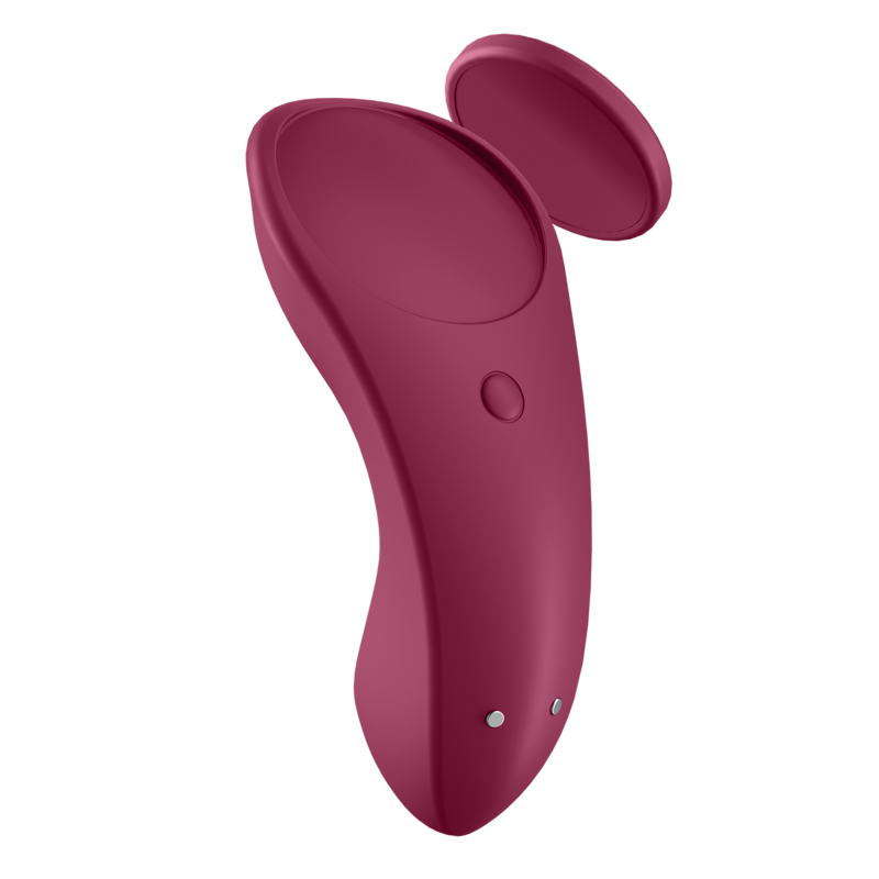 Satisfyer - Stimulateur Connecté Culotte Vibrante Sexy Secret - Rouge