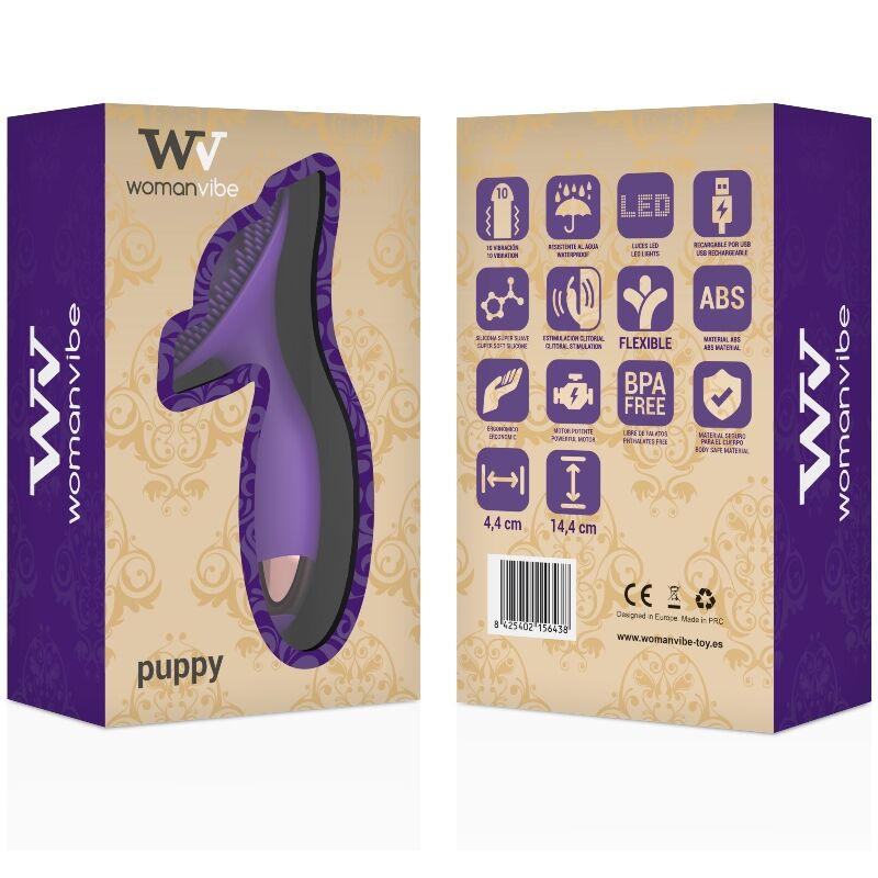 Womanvibe - puppy stimulator silicone rechargeable