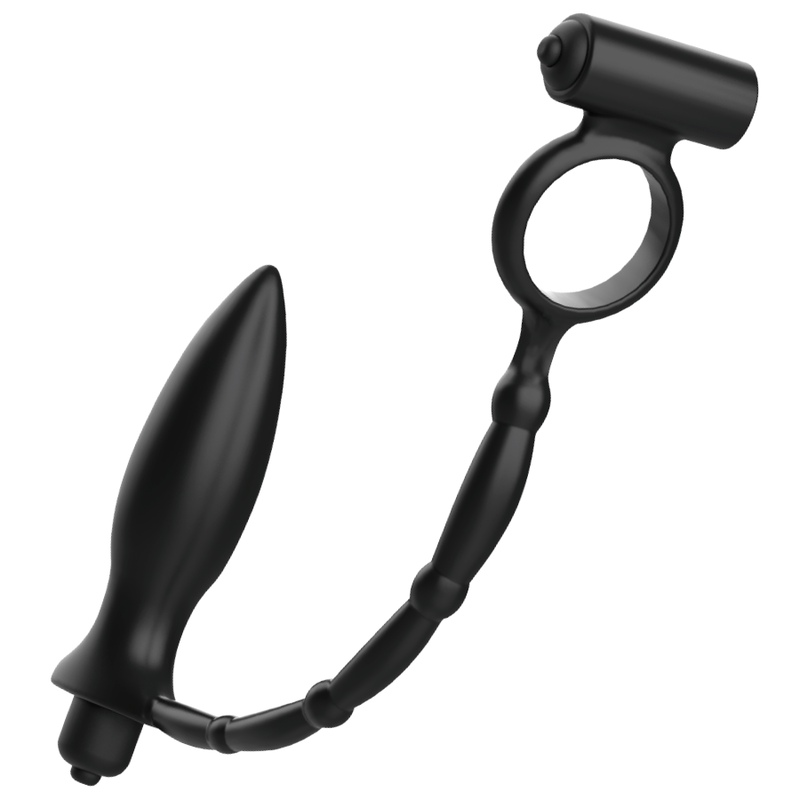 Addicted toys - plug anal avec anneau vibrant