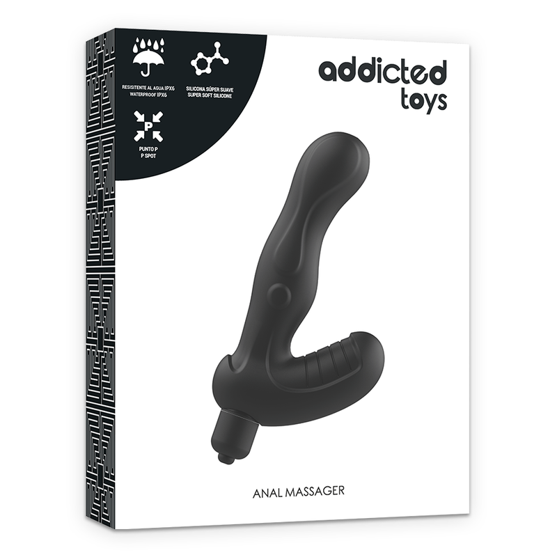 Addicted toys - stimulateur anal de prostate en silicone p-spot vibe