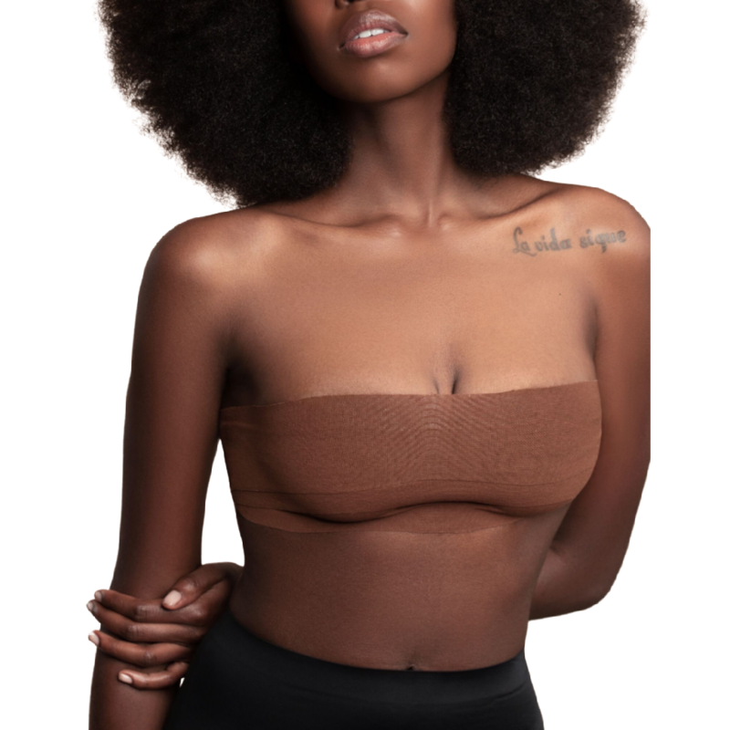 Bye-bra - body tape 5 m x 6,5 cm + 3 paires de cache-matin marron