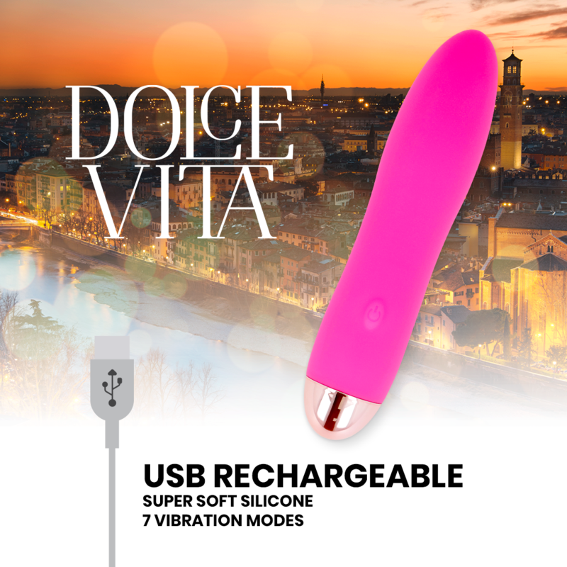 Dolce vita - Mini vibro rose - 7 vitesses