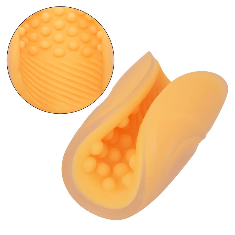 Calexotics - masturbateur grip perlé orange