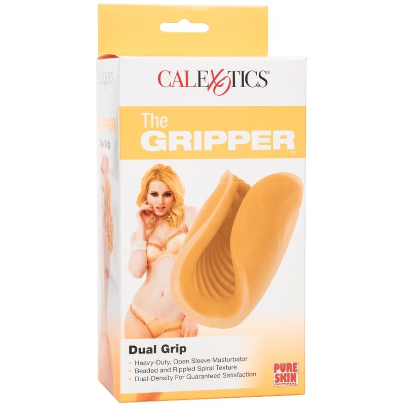 Calexotics - masturbateur grip perlé orange