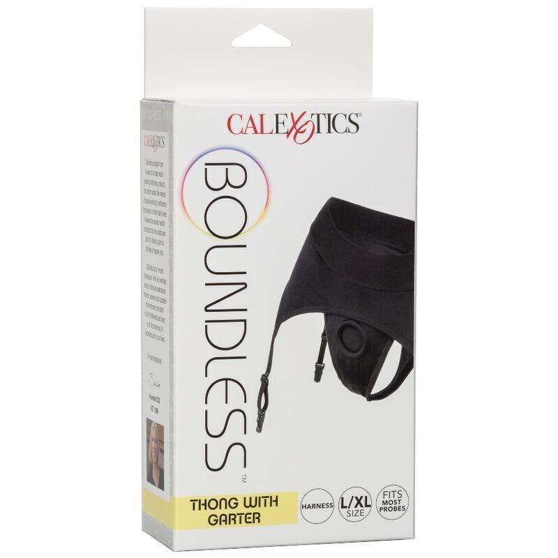 Calexotics - boundless string avec jarretière s/m