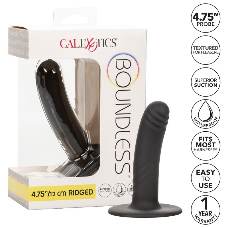 Calexotics - gode boundless 12 cm compatible avec harnais