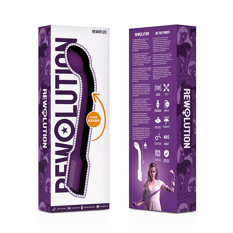 Rewolution - rewoflex vibrateur stimulateur de point g flexible