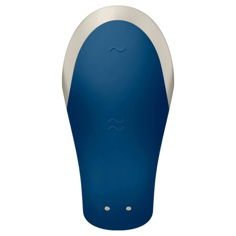 Satisfyer - Vibromasseur de luxe pour couple Double Love - Bleu