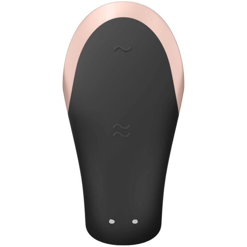 Satisfyer - vibrateur double love luxury partner noir