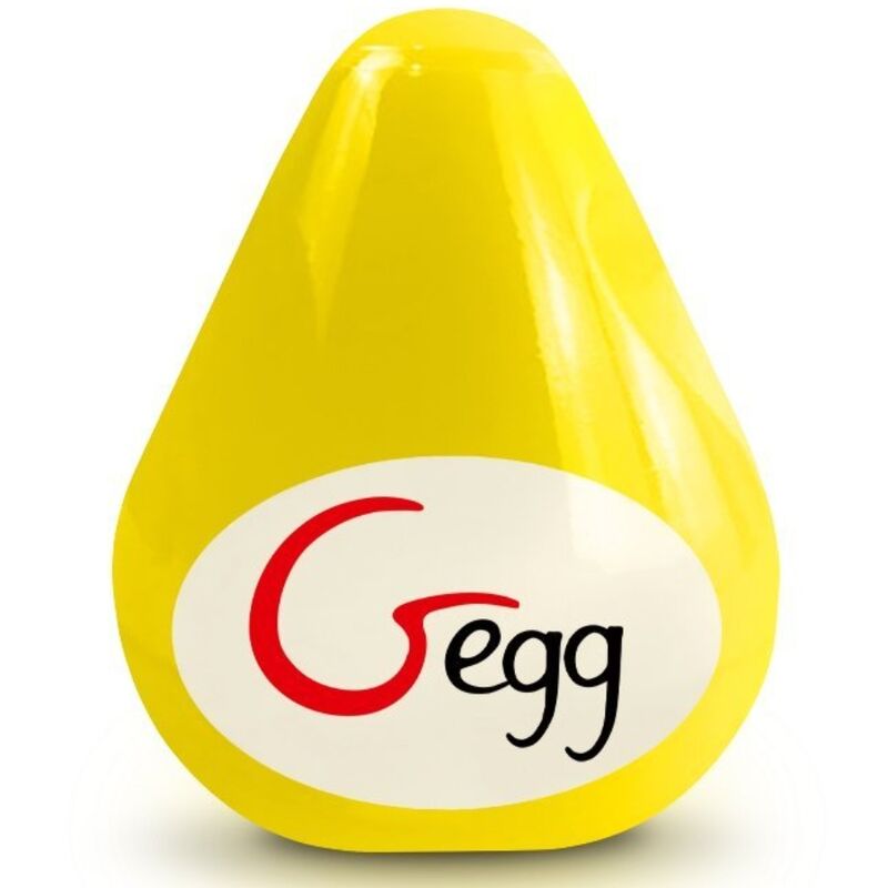 G-vibe - oeuf masturbateur texturé jaune réutilisable