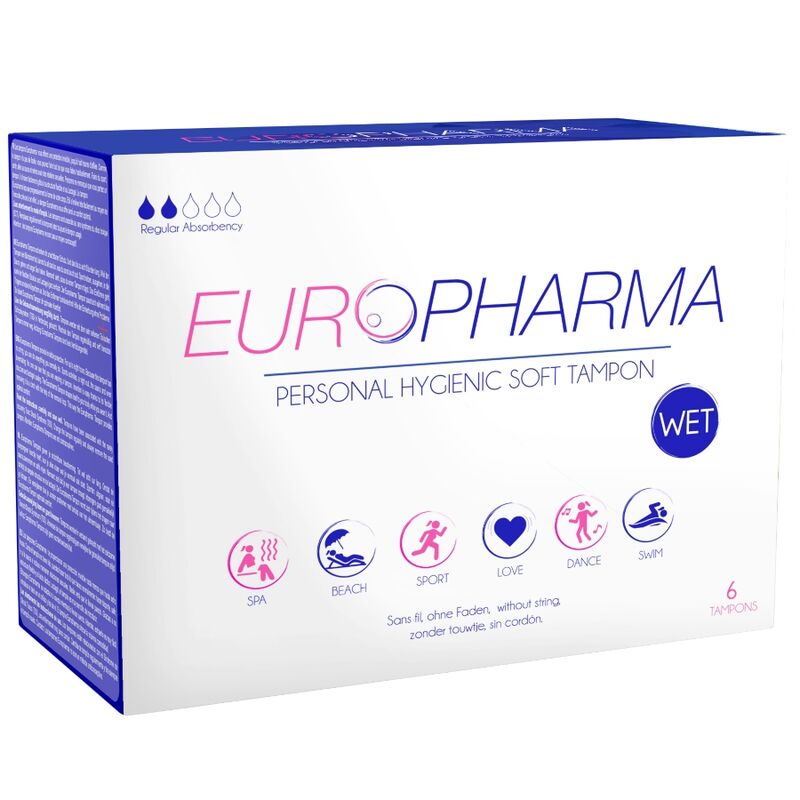 Europharma Tampons Hygiéniques Personnels Souples 6 Pièces