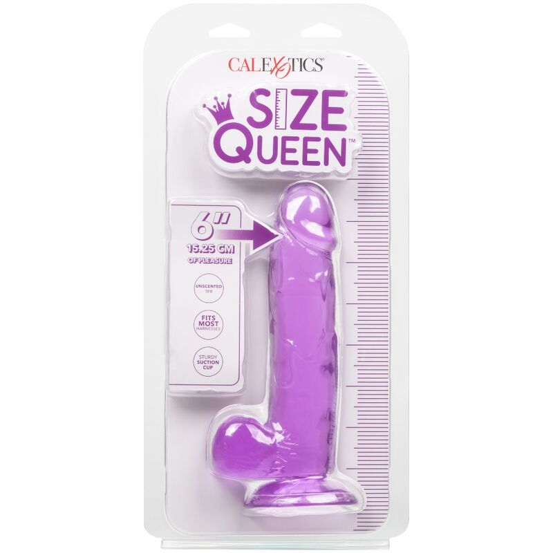 CALEXOTICS - GODE REINE TAILLE VIOLET 15.3 CM