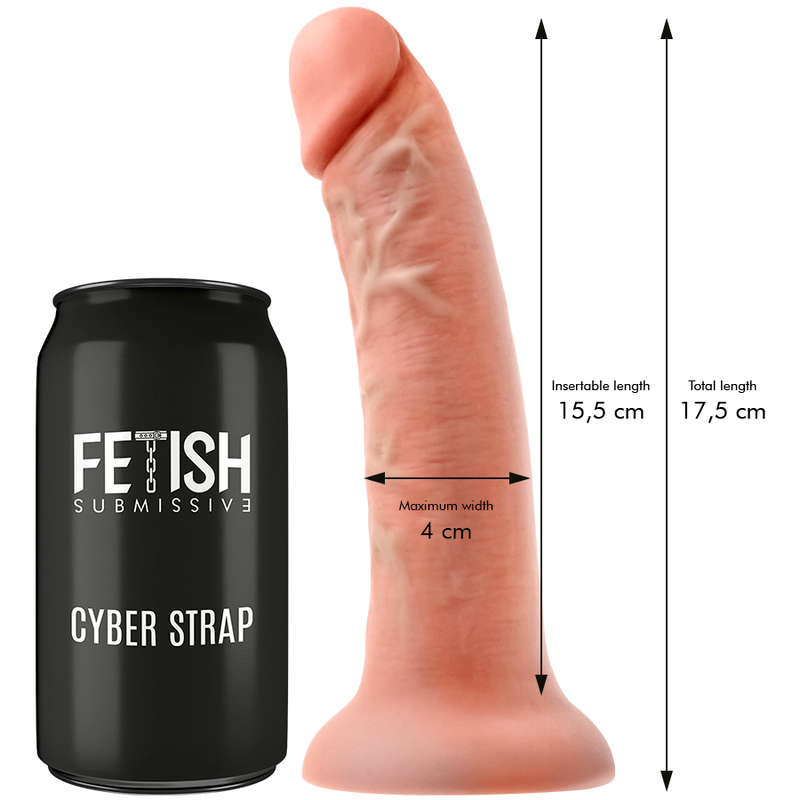 Fetish submissive cyber strap - harnais avec télécommande dildo watchme s technologie
