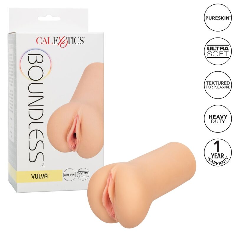 Calexotics - boundless vulva stroker - peau claire