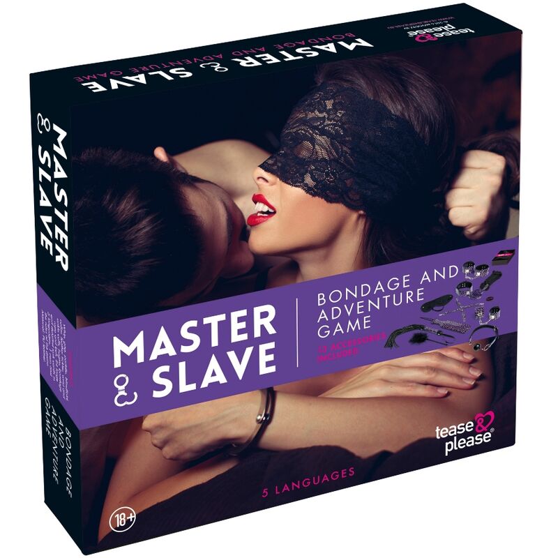 Tease & please - set 13 accessoires de bondage lilas