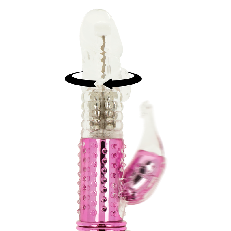 OHMAMA - VIBRATEUR AVEC FONCTION DE ROTATION ET STIMULATEUR DE CLITORIS