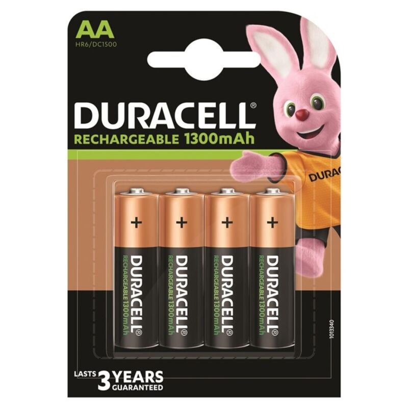 DURACELL - BATTERIE RECHARGEABLE HR6 AA 1300mAh 4 UNIT?