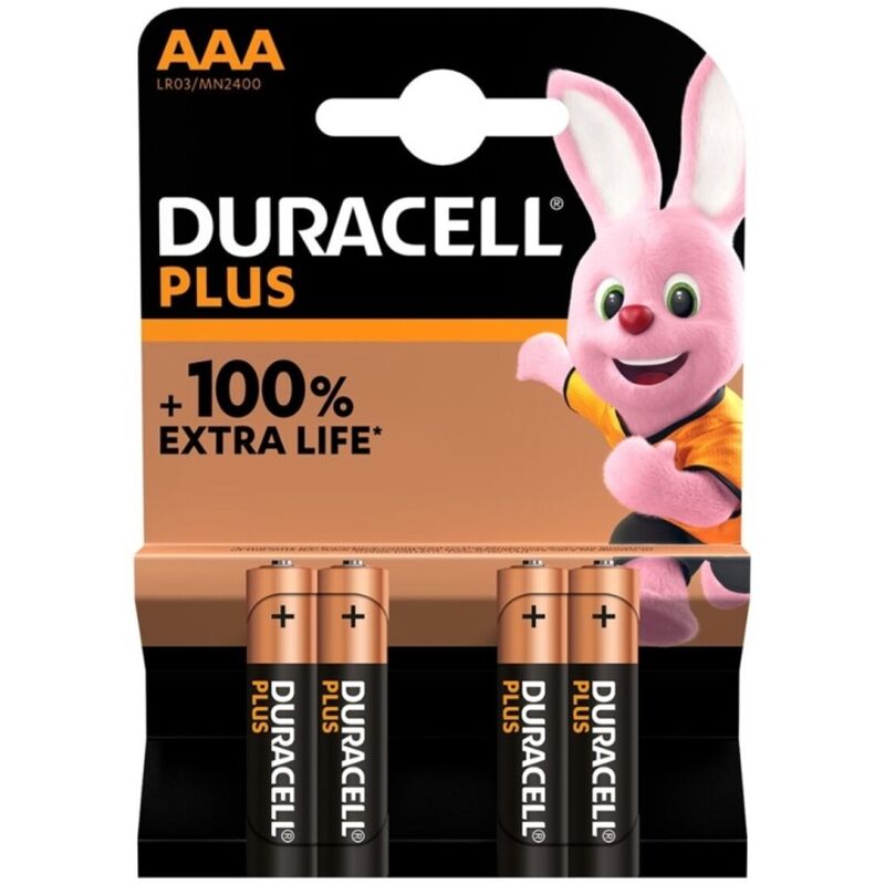 DURACELL - PILE ALCALINE PLUS POWER 100 AAA LR03 4 UNIT?