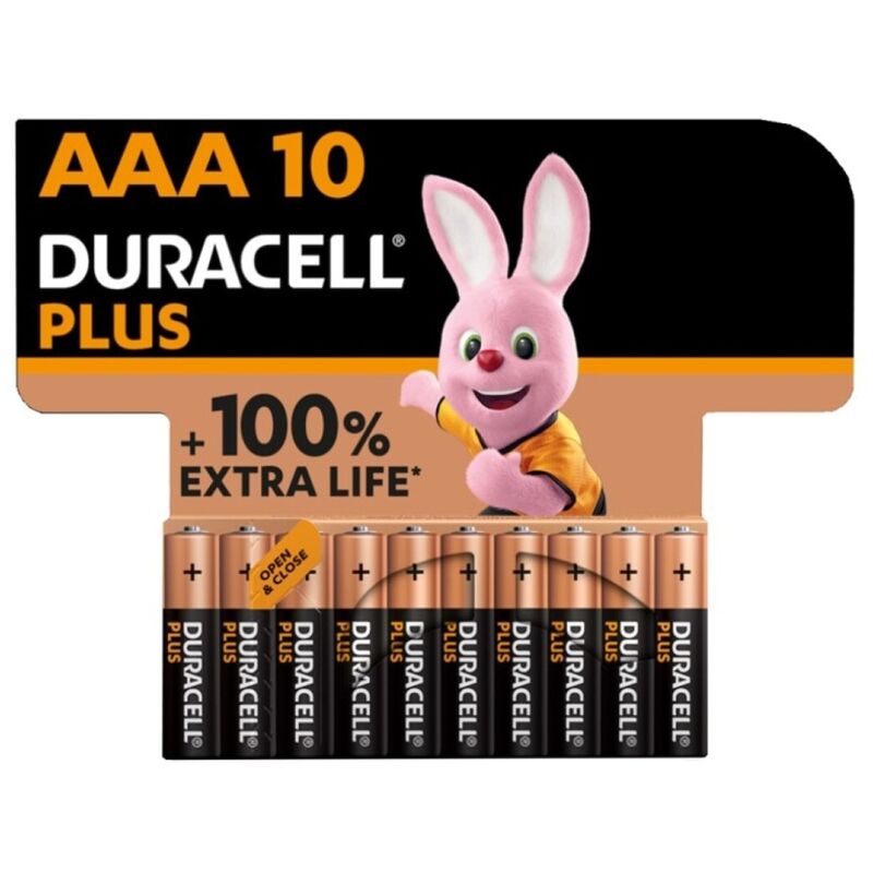 DURACELL - PILE ALCALINE PLUS POWER 100 AAA LR03 10 UNIT?