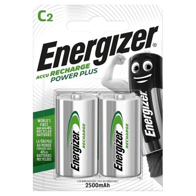 ENERGIZER - BATTERIE RECHARGEABLE POWER PLUS HR14 C 2500mAh 2 UNIT?