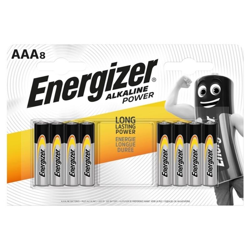 ENERGIZER - PILE ALCALINE PUISSANCE AAA LR03 8 UNIT?