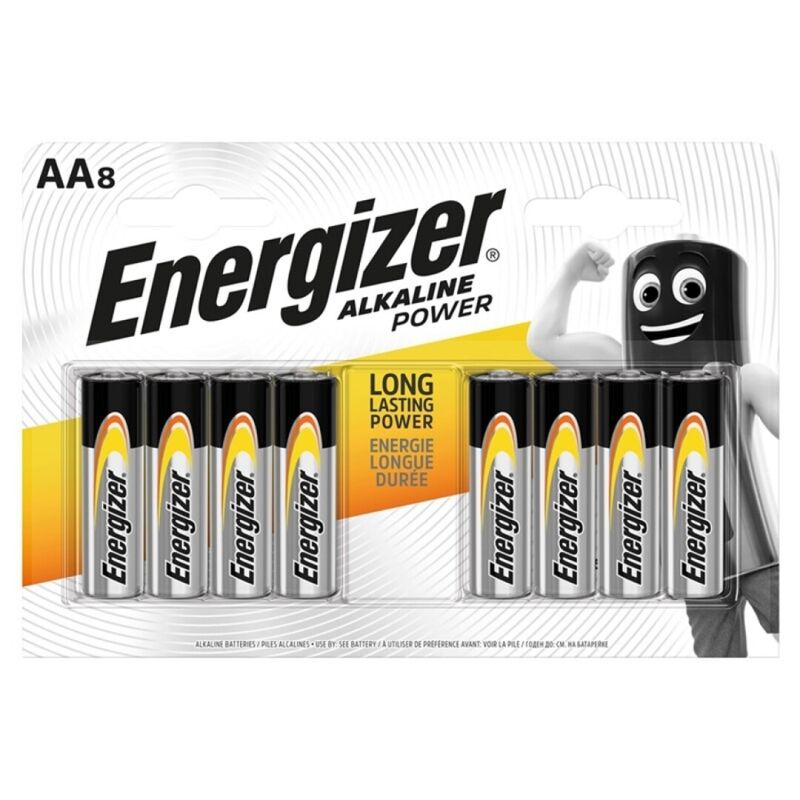 ENERGIZER - PILE ALCALINE POWER AA LR6 8 UNIT?