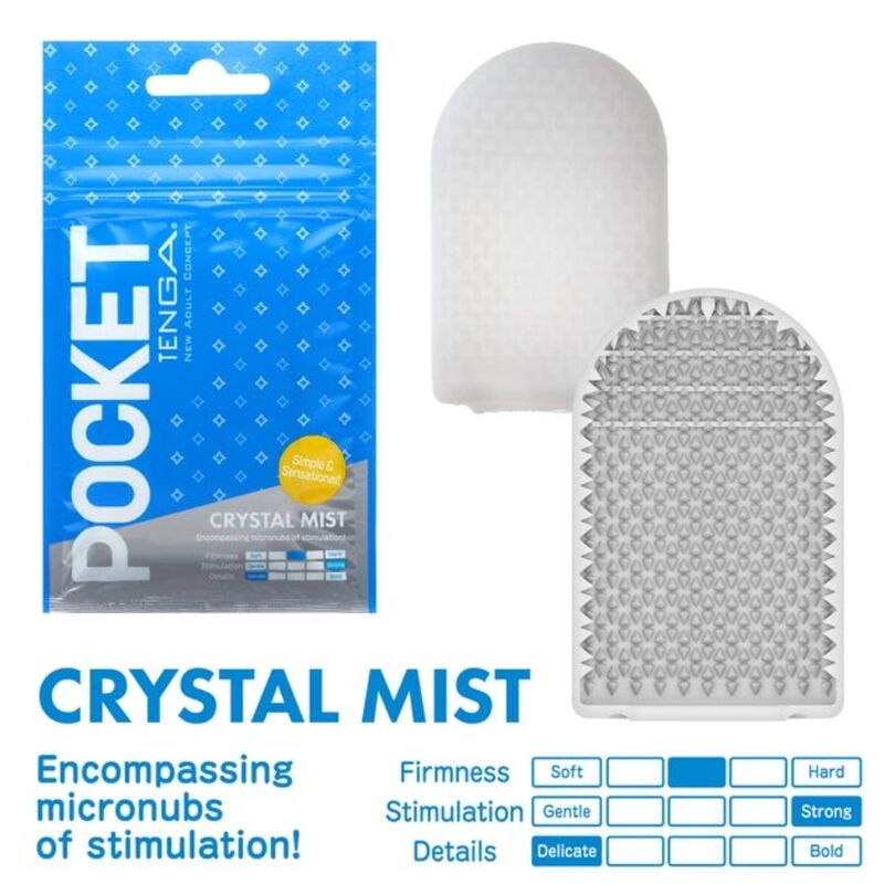 TENGA - MASTURBATEUR DE POCHE CRYSTAL MIST