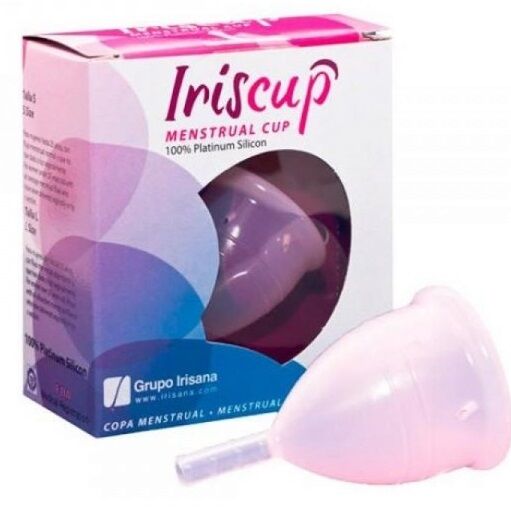 Iriscup Coupe menstruelle réutilisable rose taille S + sac de stérilisation