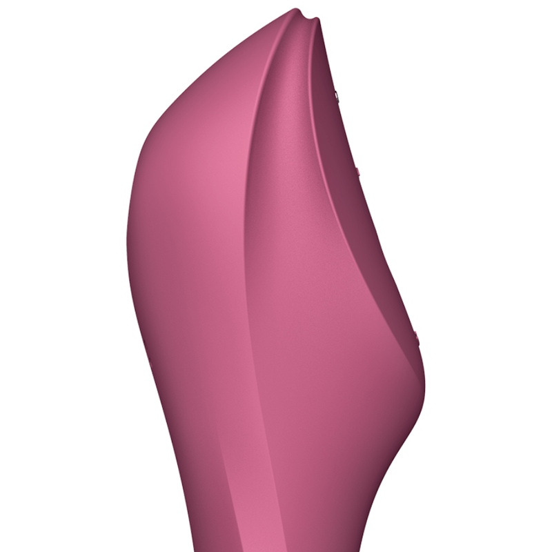 Satisfyer - curvy trinity 3 stimulateur clitoris - rouge