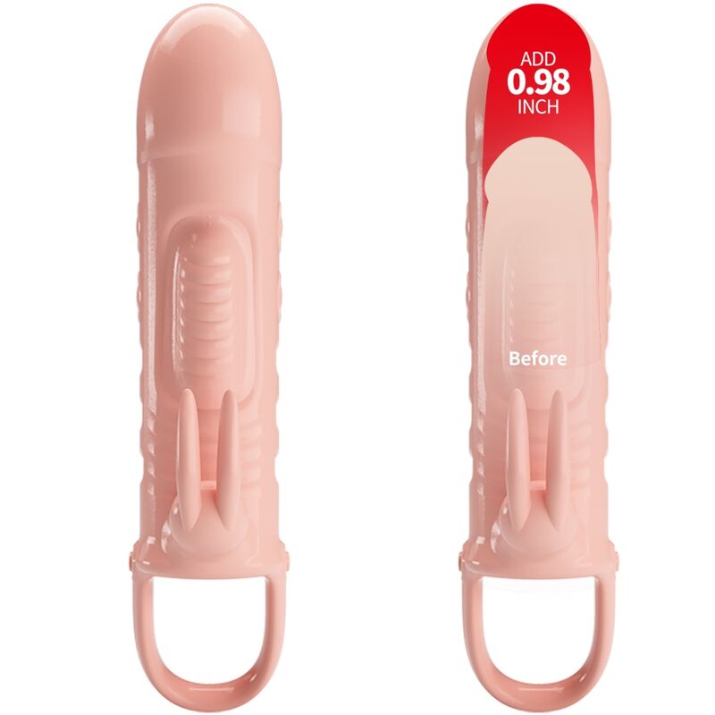Pretty love - gaine pénis naturel de lapin sloane