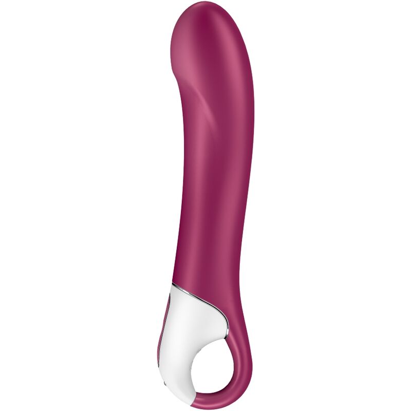 Satisfyer - big heat vibromasseur point g connecté chauffant - rouge