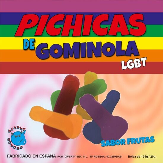 PRIDE - FRUITS DE PÉNIS GUMMY LGBT