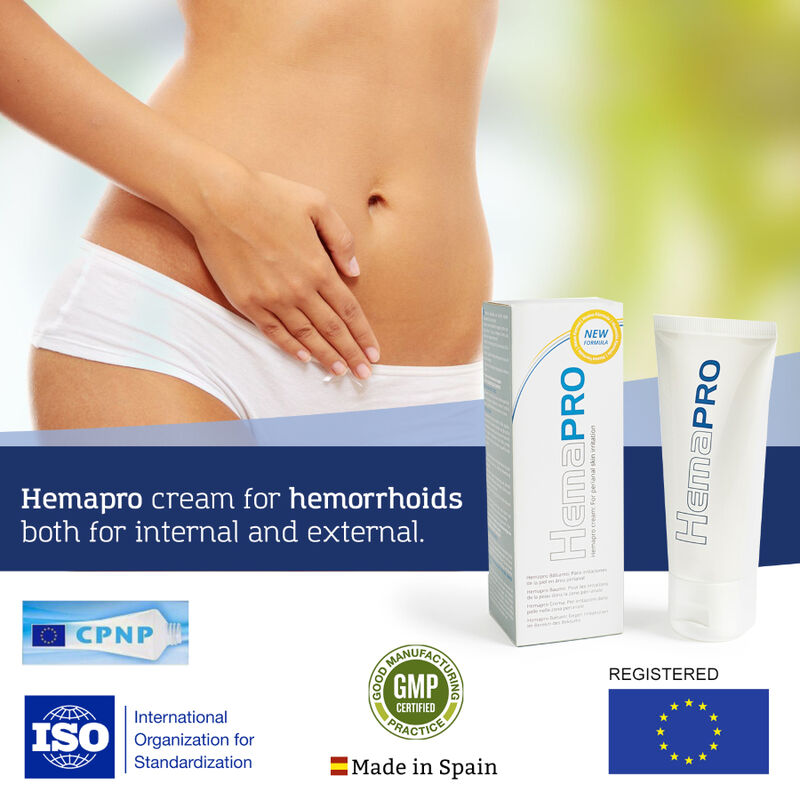 500 cosmetics - crème hemapro pour le traitement des hémorrhoïdes