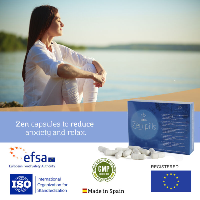 500 cosmetics - gélules zen pills pour réduire l'anxiété