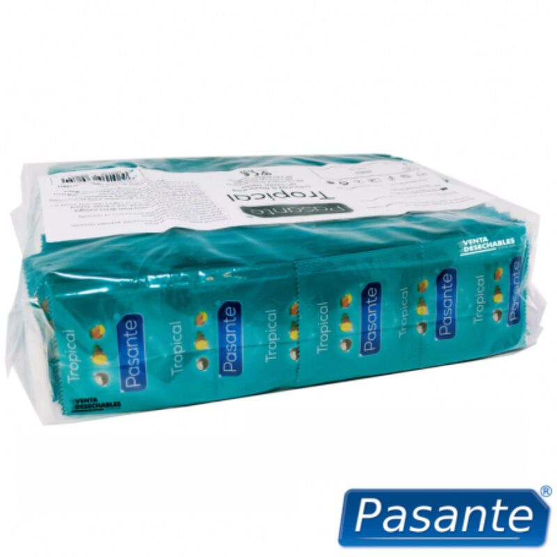 PASANTE - PRÉSERVATIFS TROPICAL SAC 144 UNITÉS