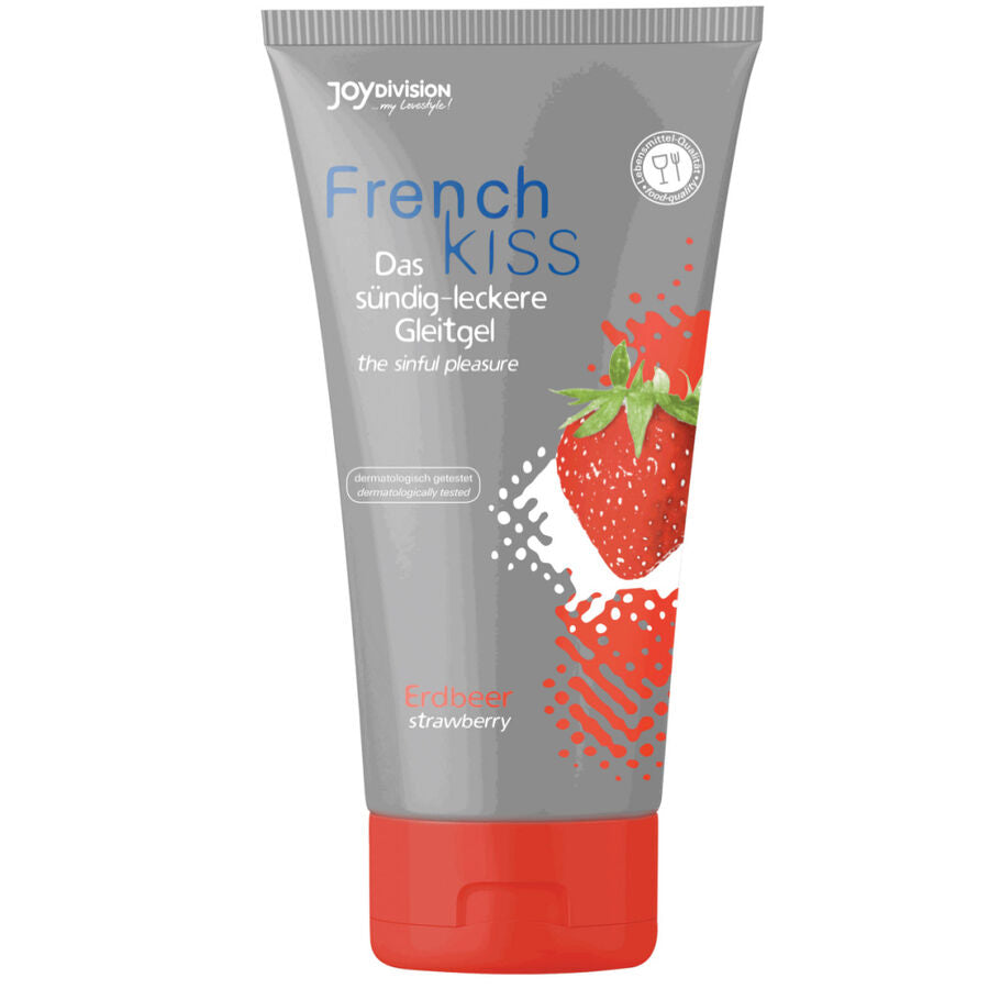 JoyDivision - Lubrifiant Eau Comestible Frenchkiss Fraise - 75 ml