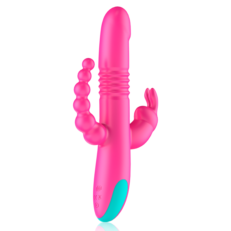 Happy loky - donald triple stimulation : anal, g-spot & clitoral watchme technologie sans fil compatible