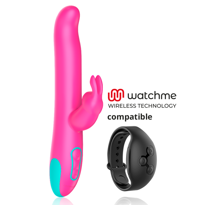 Happy loky - pluto lapin vibrateur et rotateur watchme technologie sans fil compatible