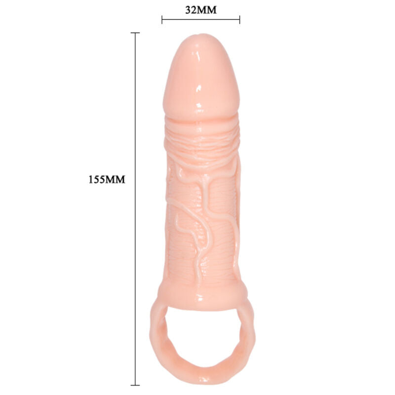 Pretty Love - Extension de Pénis en Silicone Breyden - Couleur Chair