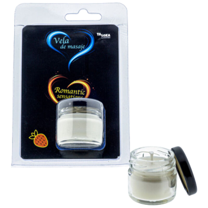 Taloka - Bougie de Massage parfum Fraise - 30 ml